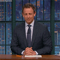 Tired Seth Meyers GIF by Late Night with Seth Meyers