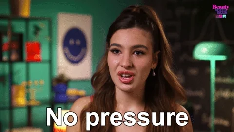 Nervous No Pressure GIF