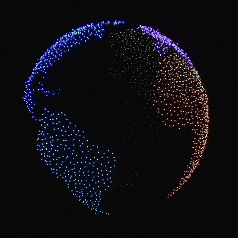Idea Of The Day - A local drone fireworks biz that anyone can build—make skies glow and dogs finally chill.