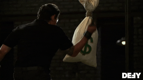 You just found a big bag of money (Seriously)