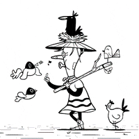 black & white animation GIF by Zach Cohen