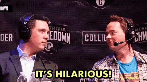 Giphy - schmoedown That's hilarious GIF by Collider