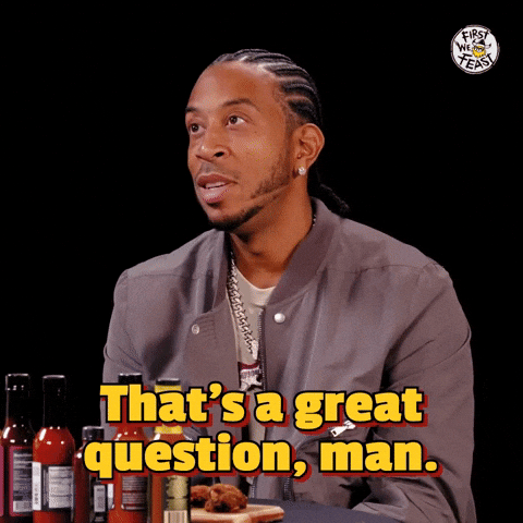 Giphy - Ludacris Great Question GIF by First We Feast