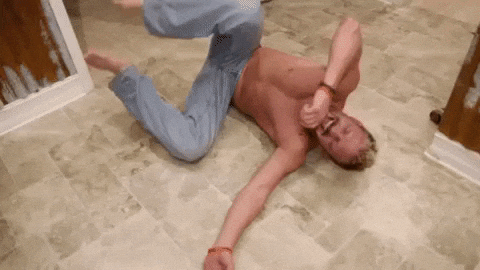 Giphy - Rolling On The Floor Laughing GIF by Party Down South
