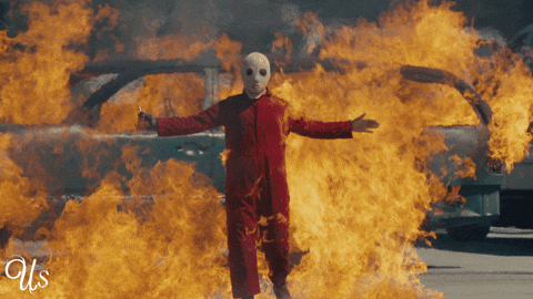 Giphy - On Fire Burn GIF by Us