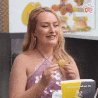 Happy Chicken Nugget GIF by Chicken Shop Date