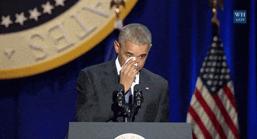 Barack Obama Crying GIF by Obama