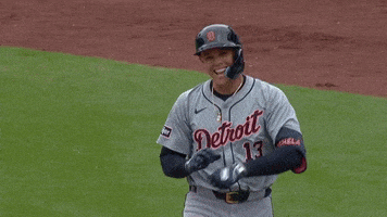 Happy Detroit Tigers GIF by Bally Sports Detroit