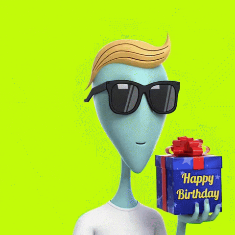Happy Birthday GIF by Lonely Aliens