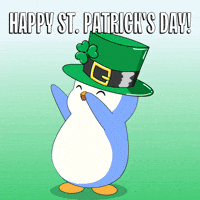 St Patricks Day Penguin GIF by Pudgy Penguins