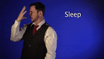 Sign Language Sleep GIF by Sign with Robert