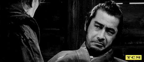 Akira Kurosawa Samurai GIF by Turner Classic Movies