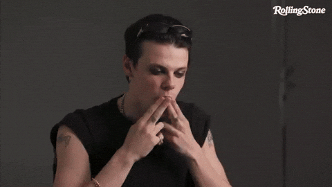 Rock Interview GIF by YUNGBLUD