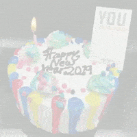 new year cake GIF by midnightcake