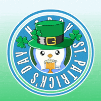 St Patricks Day Penguin GIF by Pudgy Penguins
