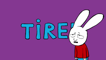 Tired Good Night GIF by Simon Super Rabbit