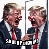 Trump Shut Up GIF by Maryanne Chisholm - MCArtist