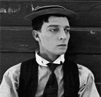 Buster Keaton Youre Welcome GIF by Maudit Buster Keaton Youre Welcome GIF by Maudit