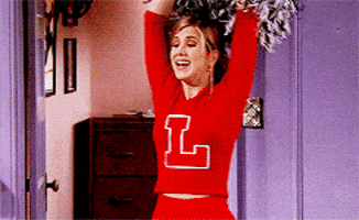 Excited Jennifer Aniston GIF