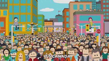canada crowd GIF by South Park 