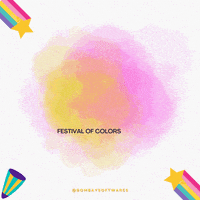 Holi Festival Colors GIF by Bombay Softwares