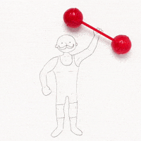 no pain no gain gym GIF by cintascotch