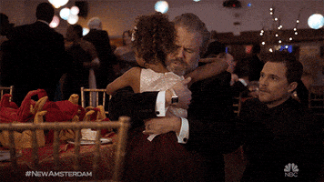new amsterdam hug GIF by NBC
