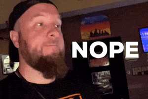 Disagree No Way GIF by Mike Hitt