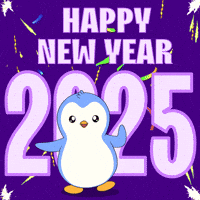 New Year Penguin GIF by Pudgy Penguins