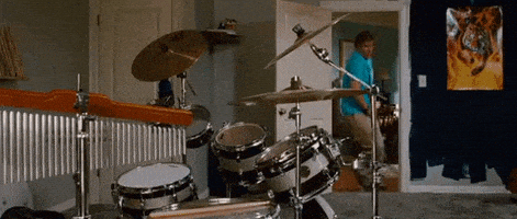 will ferrell drums GIF