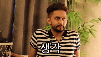 Korean Gifs Ponder GIF by Digital Pratik