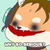 Serious The Joker GIF by WUFFI