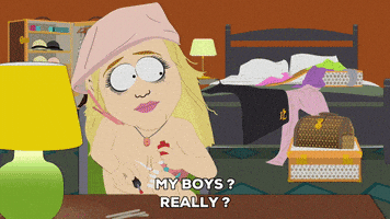 sad woman GIF by South Park 