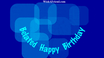 Happy Birthday GIF by wishafriend