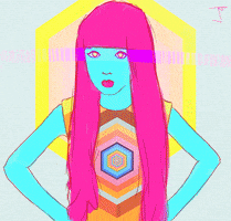 Girl Rainbow GIF by Phazed