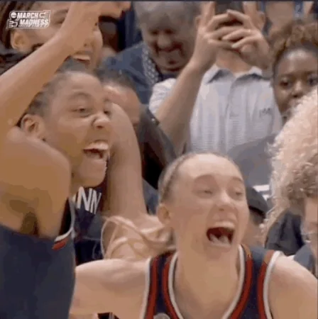 Happy Uconn Huskies GIF