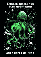 Happy Birthday Horror GIF