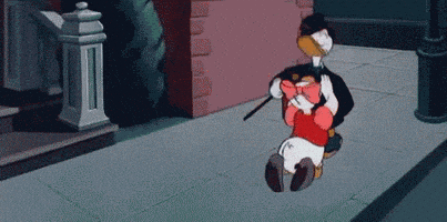 rich donald duck GIF