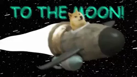 To The Moon Cryptocurrency GIF