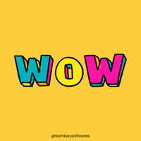Text Wow GIF by Bombay Softwares