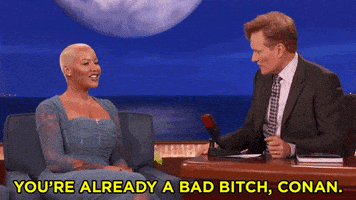 amber rose conan obrien GIF by Team Coco