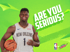 New Orleans Pelicans Seriously GIF by Mountain Dew