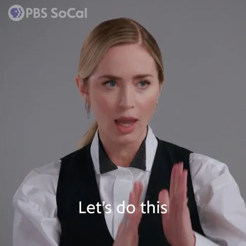 Emily Blunt Yes GIF