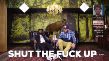 angry shut the fuck up GIF by Desus & Mero