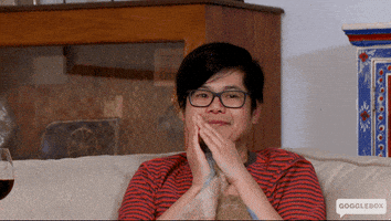 Watching Tv Crying GIF by Gogglebox Australia