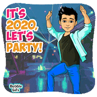 Happy New Year GIF by Bobble
