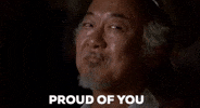 I'm proud of you! 