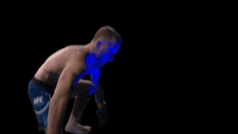 UFC fighters clashing