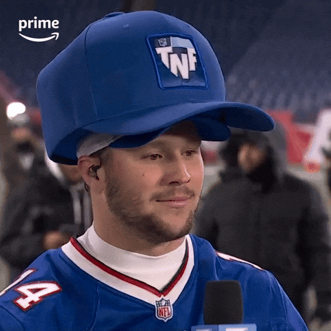 GIF displaying the NFL On Prime logo, highlighting NFL broadcasts and Week 1 action.