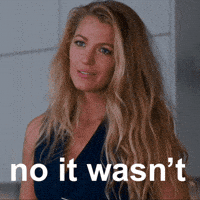 Disagree No Way GIF by Blake Lively Fan